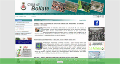 Desktop Screenshot of comunebollate.it
